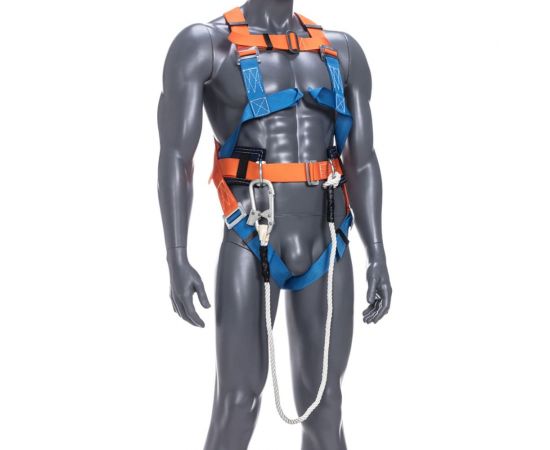 Страховочная привязь ОкаПром УСП-2Ж4+Строп В, канат OP-019 