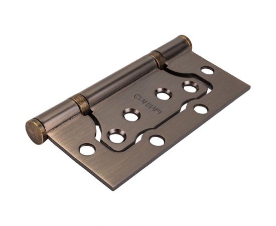 Накладная петля без врезки Стандарт 2BB AB (100х75х2.5 мм; бронза; 1 шт) 7104 – изображение 3