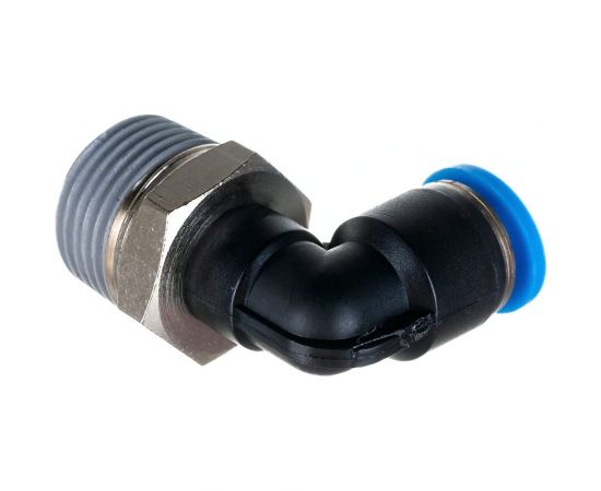 Фитинг цанговый угловой с наружной резьбой 3/8M для трубки диаметром 6 мм SHPI PL 06-R03 – изображение 3