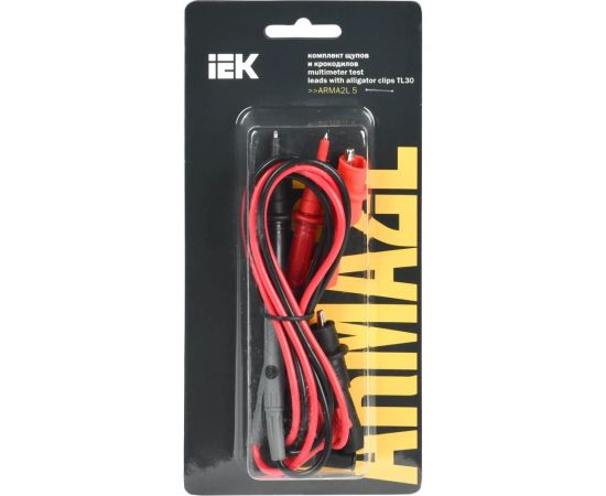 Комплект щупов и крокодилов (tl30) Arma2l 5 IEK A2L5-DM10D-TL2-110-22 – изображение 2