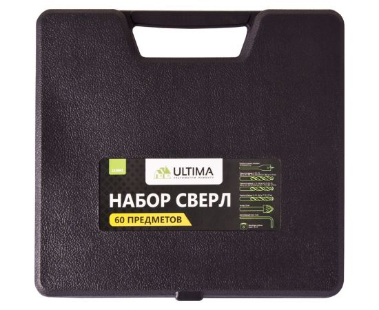 Набор сверл, 60 предмета ULTIMA 113601 – изображение 3