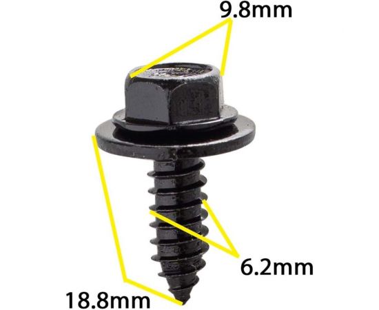 Металлический автокрепеж Крепавто 11505022 M2076 – изображение 2