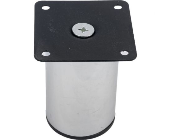 Ножка Tech-Krep металл, круглая, нерегулируемая, D50x80 мм, хром - накл. 148577 – изображение 4