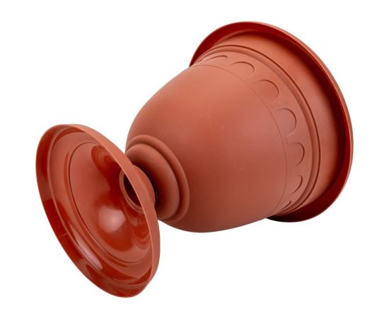 Высокий вазон Martika Колывань 8.1 л, диаметр 30 см, терракотовый С136Т – изображение 3