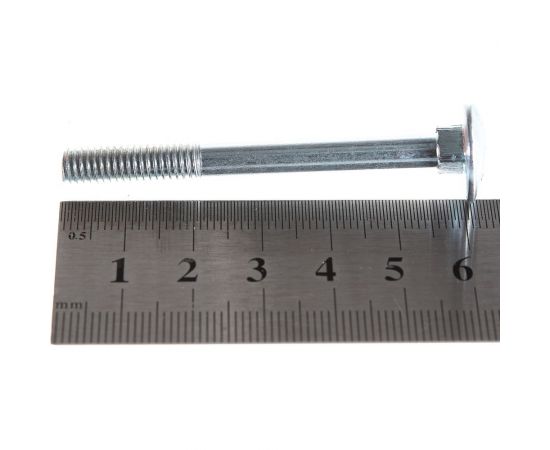 Мебельный болт Крепежная техника DIN 603 6х60 100шт 493512 БК – изображение 3