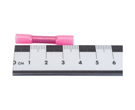 Термоусаживаемый соединитель BTI под опрессовку с клеем красный 0,5-1,5 мм. (100шт/упаковка) 87 1108 01 – изображение 3