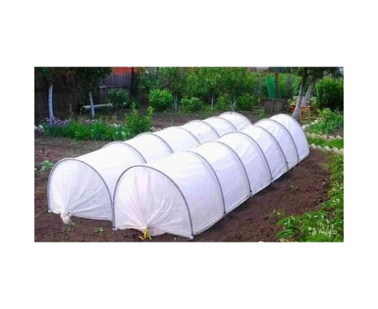 Материал укрывной белый АГРО 30 32 кв.м, 3.2х10 м НАНОИЗОЛ 4610003800345 – изображение 3