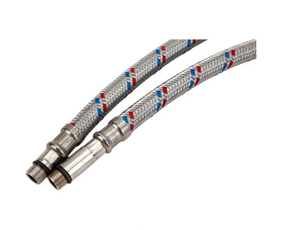 Подводка к смесителю TР-сантехника из нержавеющей стали 80 см, пара 79835 – изображение 2