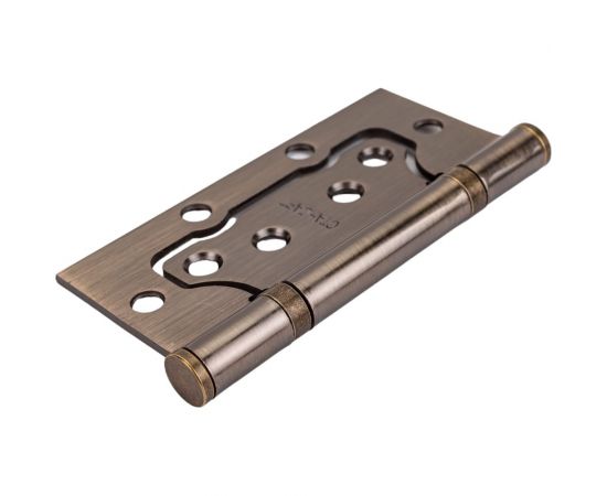 Накладная петля без врезки Стандарт 2BB AB (100х75х2.5 мм; бронза; 1 шт) 7104 – изображение 2