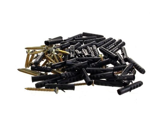 Набор крепления плинтусов дюбель ус Качественный КРЕПЕЖ 6x30, 120 шт 0501101 КЧ – изображение 3