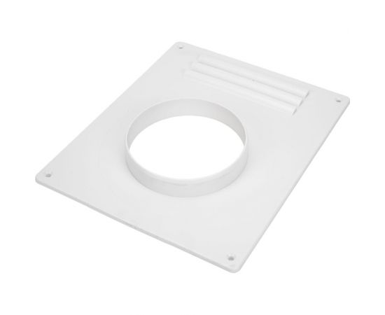 Площадка торцевая пластиковая с фланцем и решеткой (205x240 мм; 110 мм) ВИЕНТО 110ПР – изображение 2