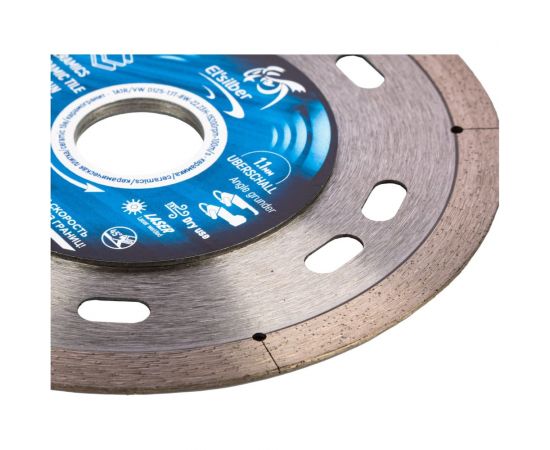 Круг алмазный Blitz 1A1R/VW 125х1.1х22.23 мм Elsilber EL-PL0301B – изображение 2