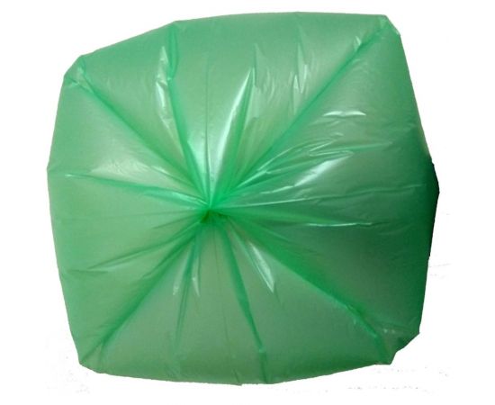 Мешки для мусора в рулоне (30 шт, 680х580 мм, 60 л, 10 мкм, ПНД, зеленые) Luscan 1557724 – изображение 2