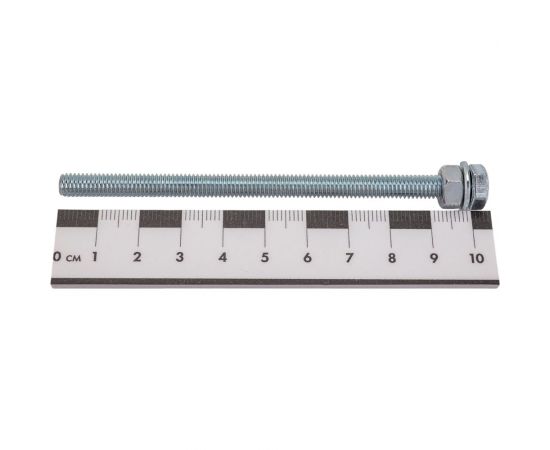 Болт с шестигранной головкой vipкрепеж набор, полная резьба, din 933, 6x100 17852 VIPS – изображение 3