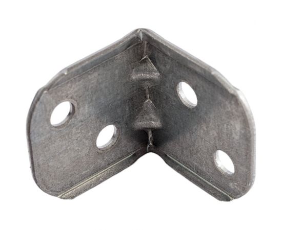 Крепежный уголок с пластиковой крышкой Tech-Krep 20x28 орех 4 шт. пакет 148286 – изображение 4