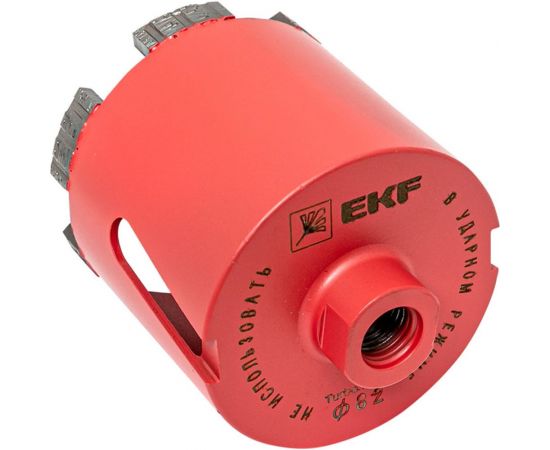 Коронка алмазная Turbo Fast Expert 82 мм, M16, Laser EKF dch-82-trb-m16 – изображение 3