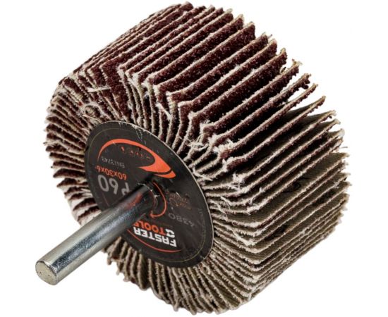 Круг лепестковый радиальный 60x30 мм, P60 FASTER TOOLS 4380 – изображение 3