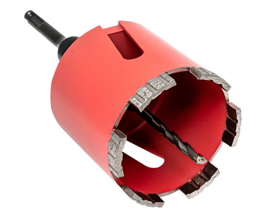 Коронка алмазная Turbo Fast Expert 82 мм, M16, Laser EKF dch-82-trb-m16 – изображение 2