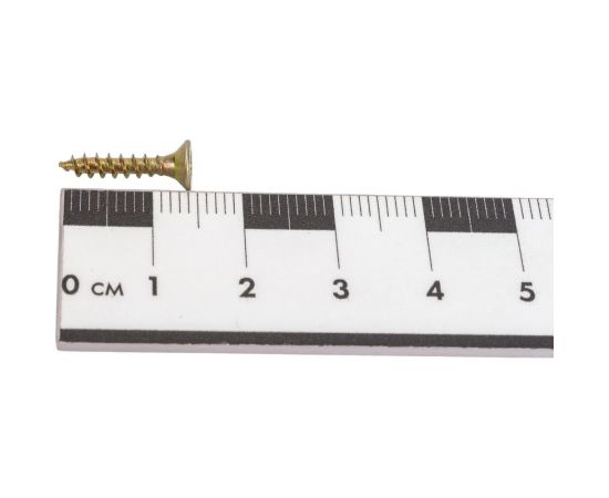 Универсальный саморез Daxmer PZ 3,0x16 острый желтый цинк 2000 шт. 313881 – изображение 2