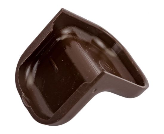 Крепежный уголок с пластиковой крышкой Tech-Krep 20x28 орех 4 шт. пакет 148286 – изображение 3