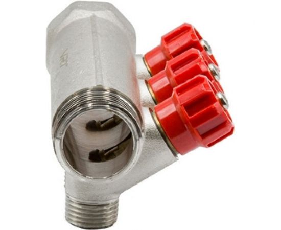Коллектор VRT 1""x1/2"", с регулировочными вентилями, 3 выхода 524074 – изображение 7