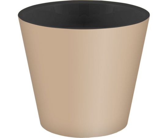 Горшок для цветов Idiland Rosemary D 200 мм, 4 л, с дренажной вставкой, бежевый 221600127/01 