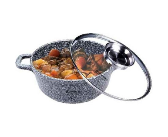 Круглый казан с крышкой EDENBERG 3.7 л EB-3977 