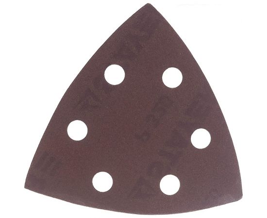 Универсальный шлифовальный треугольник STAYER на велкро основе 6 отверстий Р320 93x93x93 мм 5 шт. 35460-320 