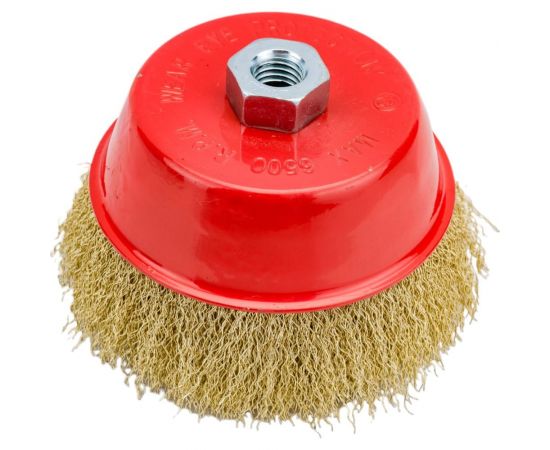 Щетка для МШУ чашка (125 мм, М14, металлическая проволока) Калибр 00000041861 
