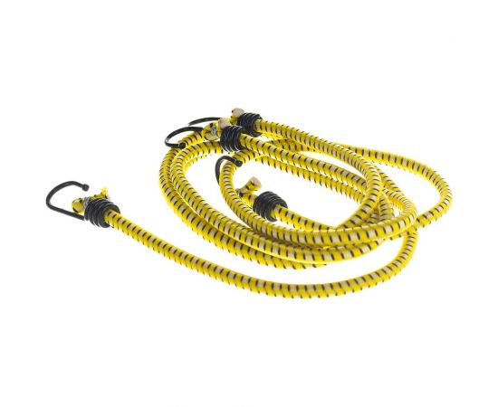 Крепежный шнур STAYER резиновый 120 см, d 7 мм со стальными крюками 2 шт. 40505-120_z01 