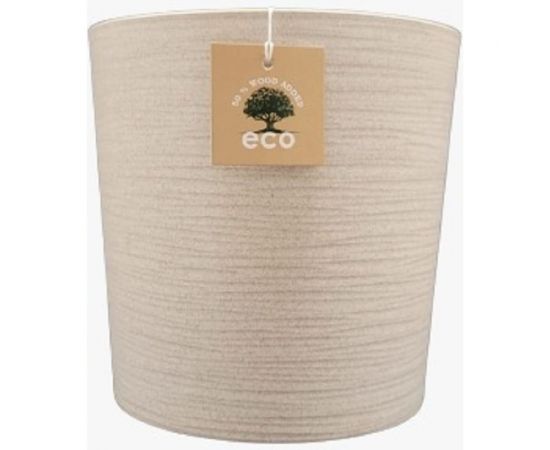 Пластиковый горшок с дренажным дном liveingreen Эко Цилиндр слоновая кость, диам. 20 см, высота 20 см, 5.2 л 4627148309824 