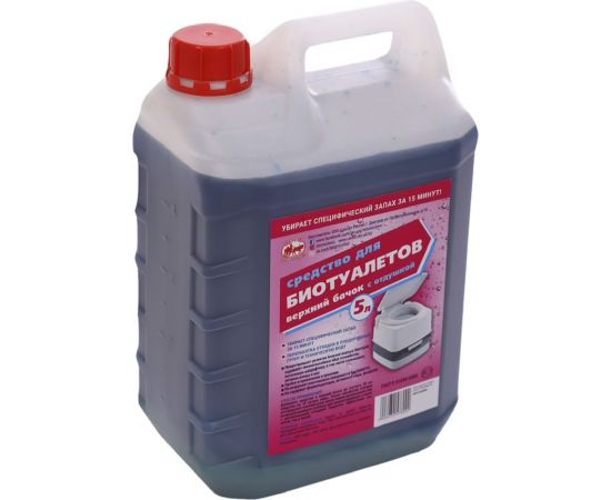 Средство для биотуалетов 5 л, верхний бачок, с отдушкой Артель Золотарь 3010305 