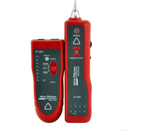 Кабельный LAN-тестер с тон-генератором КВТ KT 801 PROLINE 86213 