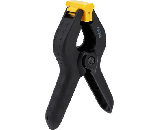 Пружинный зажим (клещеобразная струбцина) DELI dl110004 100 мм, рабочий ход 30 мм, максимальное усилие 120 Н 114777 