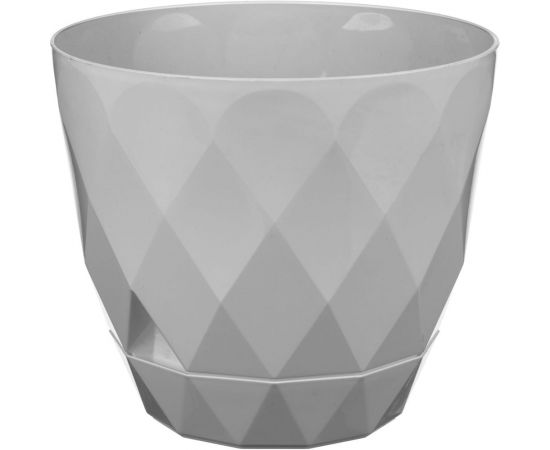 Горшок для цветов Idiland Laurel D 175 мм, 2.3 л, с поддоном, серый 221610935/03 