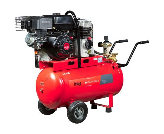 Компрессор FUBAG bp 5200/100/9.8 520 л/мин 100л 10бар 7.2 квт бензин 641279 