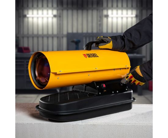 Дизельная тепловая пушка Denzel DHG-10, 10 кВт, 300 м3/ч, прямой нагрев 96481 – изображение 19