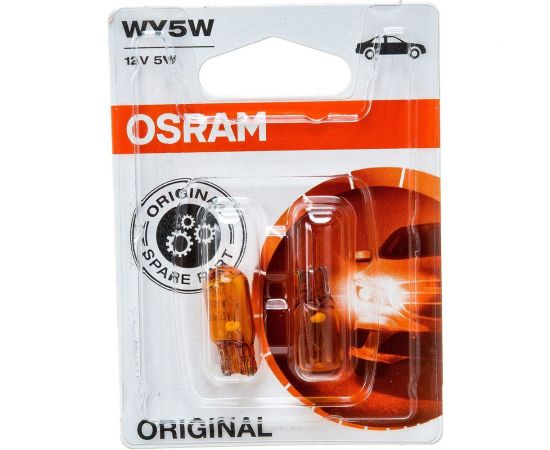 Автолампа OSRAM WY5W YELLOW 12V 2827NA-02B – изображение 4