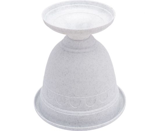 Высокий вазон Martika Колывань 0.8 л, диаметр 14 см, мрамор С132М – изображение 4