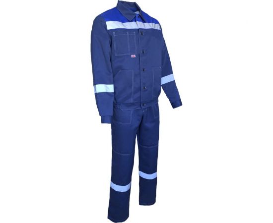 Летний костюм Спрут Енисей, темно-синий/васильковый, р.52-54/104-108, рост 170-176 131844 – изображение 11