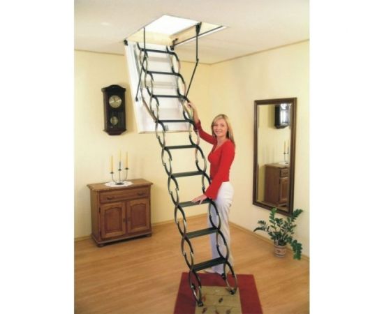 Чердачная лестница OMAN NOZYCOWE TERMO 70х80 см, h-285 см УТ000026434 – изображение 4