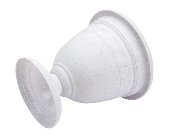 Высокий вазон Martika Колывань 0.8 л, диаметр 14 см, мрамор С132М – изображение 2