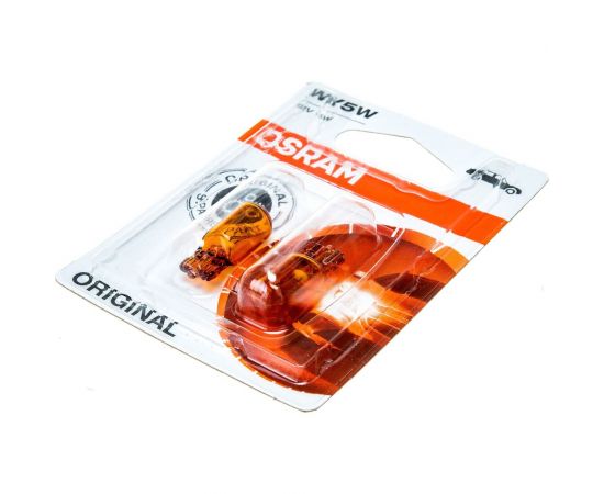 Автолампа OSRAM WY5W YELLOW 12V 2827NA-02B – изображение 2
