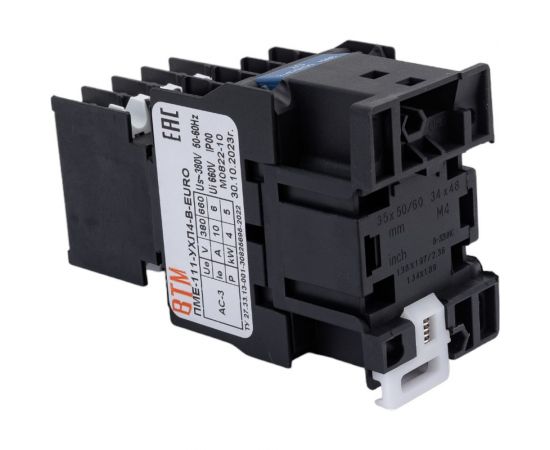 Пускатель ВТМ (S) ПМЕ-111-10А-380АС-(3з+2р)-УХЛ4-В-EURO ВТМ00058254 – изображение 8