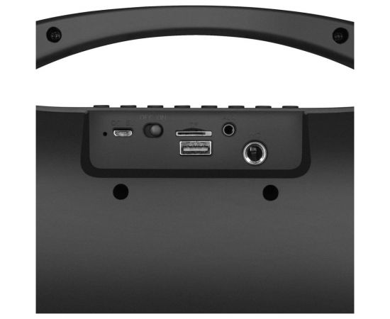 Портативная колонка SVEN АС PS-425 черная, 12 Вт, Bluetooth, FM, USB, microSD, LED-дисплей, 1500 мА*ч SV-019624 – изображение 5
