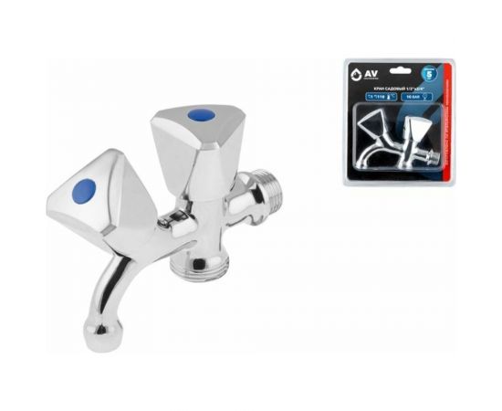 Кран водоразборный садовый AV Engineering 1/2х3/4 AVE167001 