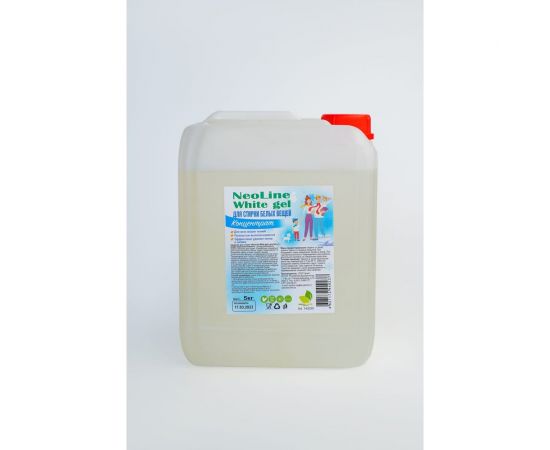 Гель для стирки белого белья Neoline White gel морозное утро, 5 л, евроканистра 143030 