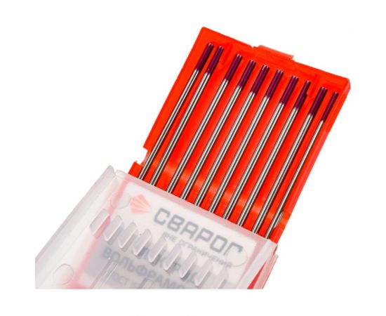 Электрод вольфрамовый WTh-20 (10 шт; 2.4x175 мм; ТМ упаковка) Сварог 99602 