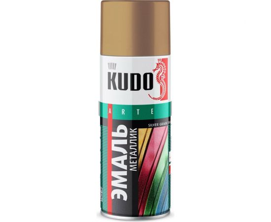 Эмаль металлик универсальная быстросохнущая KUDO SILVER GRAIN FINISH старая медь KU-1031 