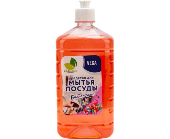 Средство для мытья посуды Neoline "VEGA бабл-гам" 1000 мл. 140018 